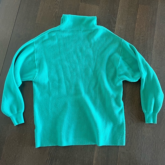 Free People Turtleneck Turquise Small - Picture 5 of 7